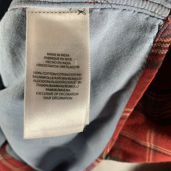 Ralph Lauren Shirt Men 3XLT Multicolor Plaid 100% Cotton Casual Button-Down 8412 - Picture 7 of 10